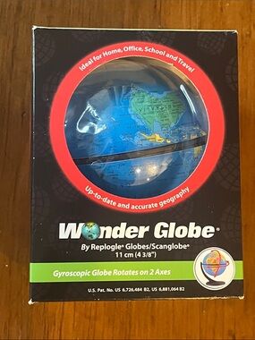 Replogle Wonder Globe 4 3/8” Gyroscopic on 2 Axes new